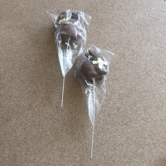 12. NWT Baby shower/ Easter bunny picks decorations - Picture 9 of 16